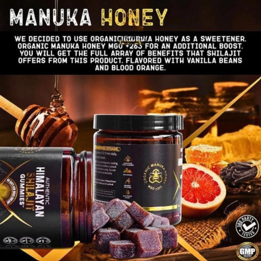 AUTHENTIC
HIMALAYAN SHILAJIT GUMMIES